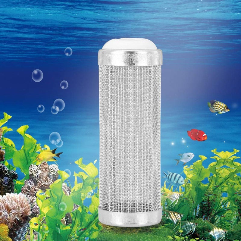Tnfeeon 5 pcs Stainless Steel Aquarium Filter Protector, Aquarium Fish Filter Inflow Inlet Mesh Basket Shrimp Protecting (12mm) - Image 5